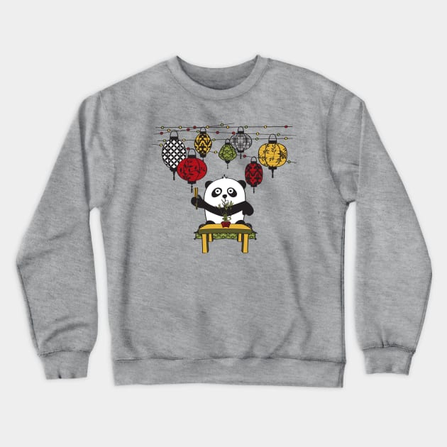 Hungry Panda Crewneck Sweatshirt by MonkeyMade